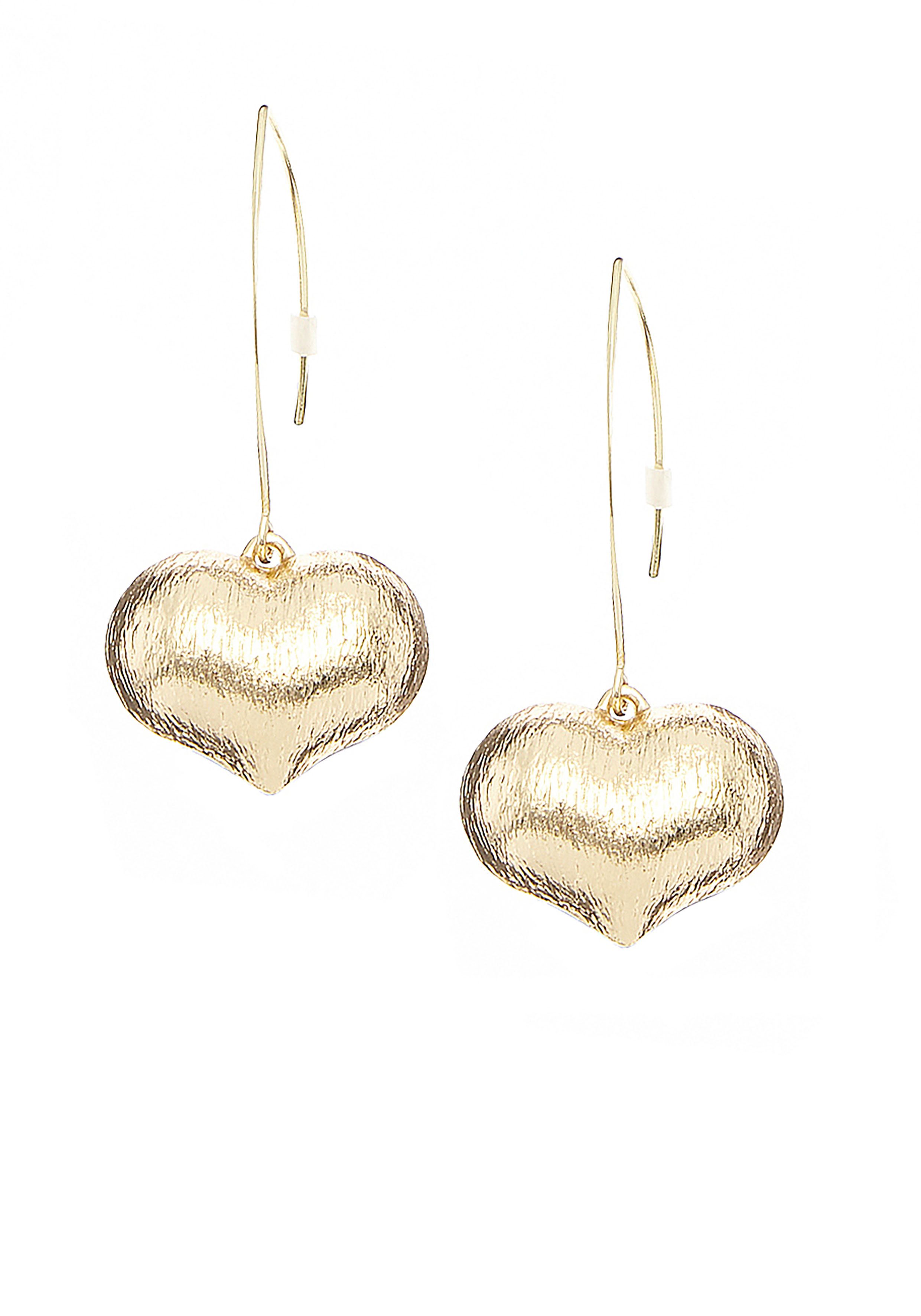 LASCANA Ohrring und Ketten Set (Set, 3-tlg), 2-teiliges Set aus Halskette und Ohrringe mit Herzanhänger – Bild 3 von 4