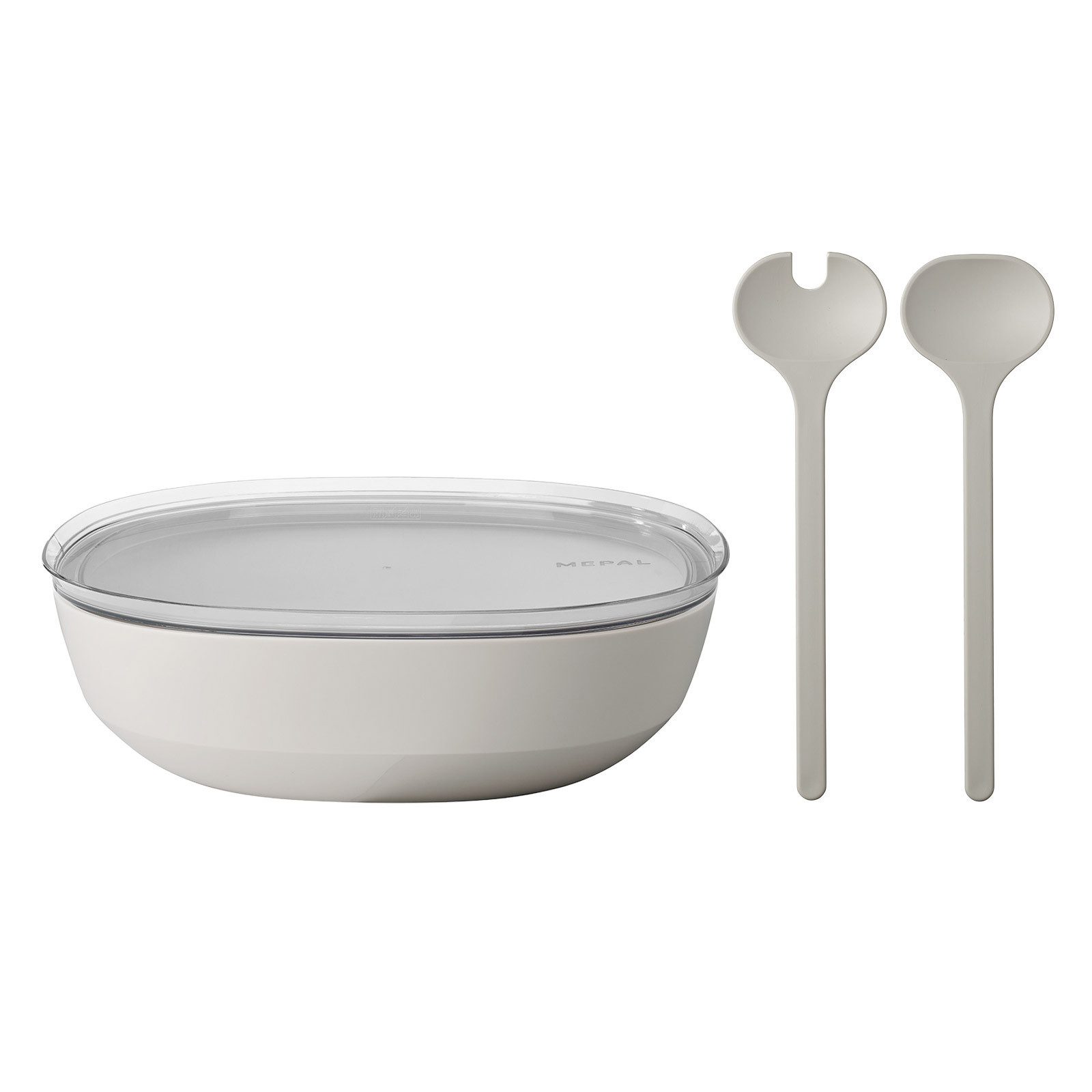 Mepal Schale Silueta Servierschale mit Deckel & Наборы для салата, Kunststoff, (1x Schale, 1x Наборы для салата, 2-tlg)
