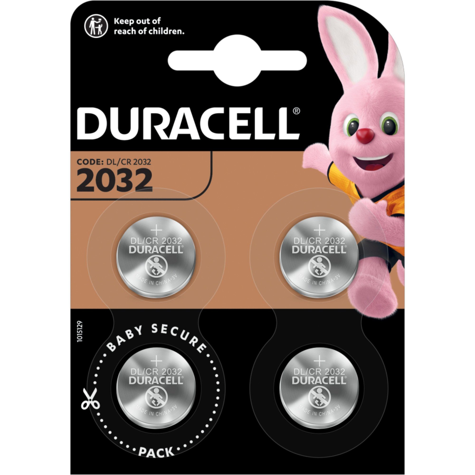 Duracell Duracell CR2032 Lithium-Knopfzelle 3V, Batterie, Batterie
