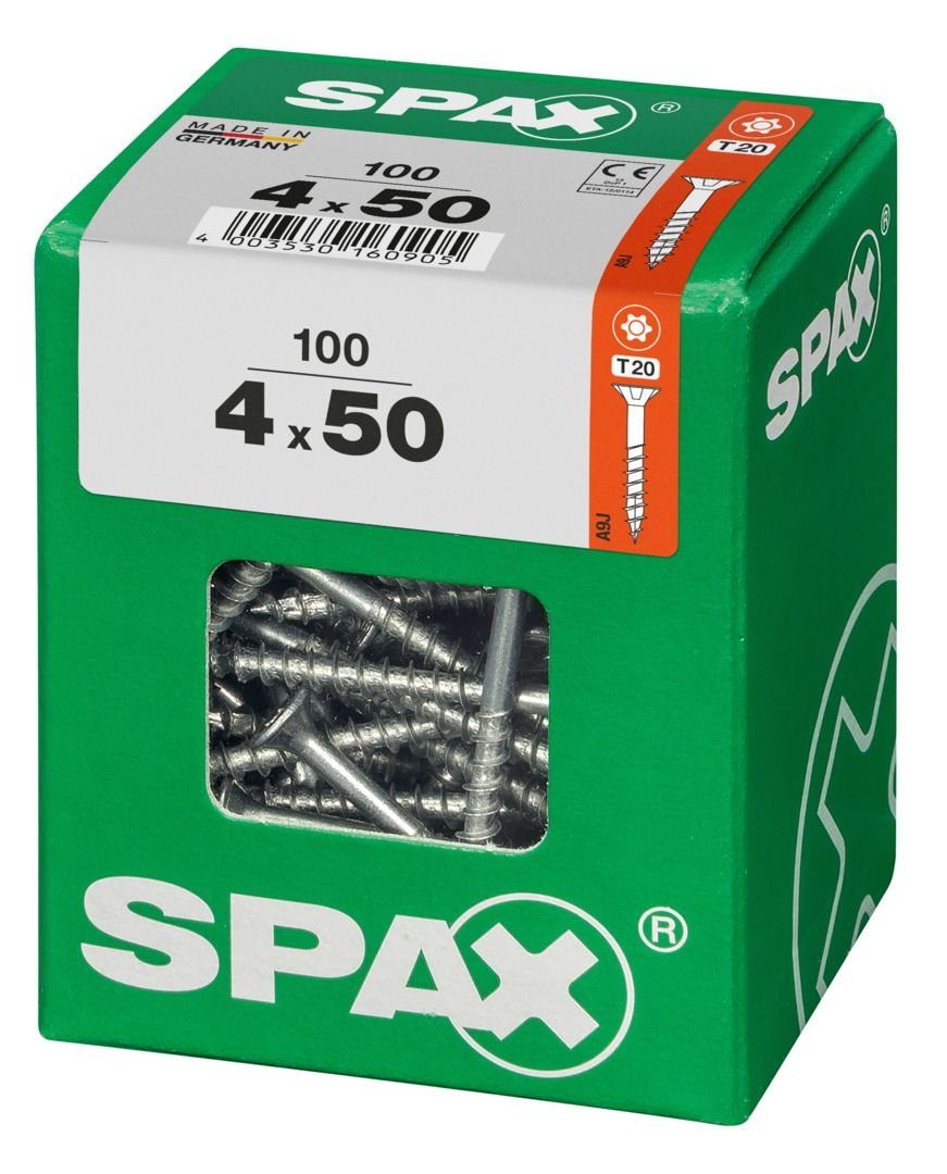 Spax 4.0 SPAX 50 Holzbauschraube TX 20 Senkkopf mm x Universalschrauben