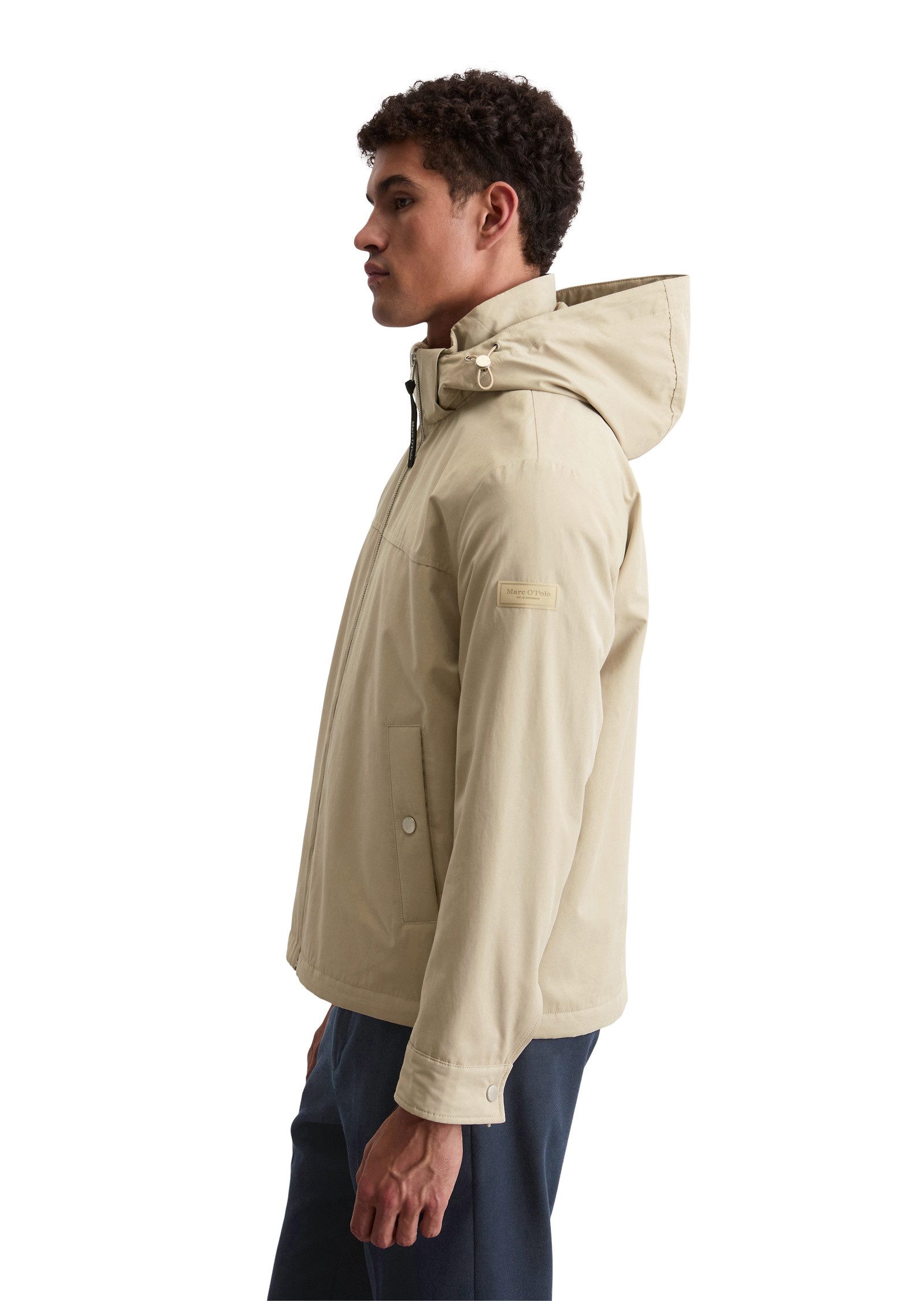 Marc O'Polo Outdoorjacke aus wasserabweisendem Technical Poly Cotton günstig online kaufen