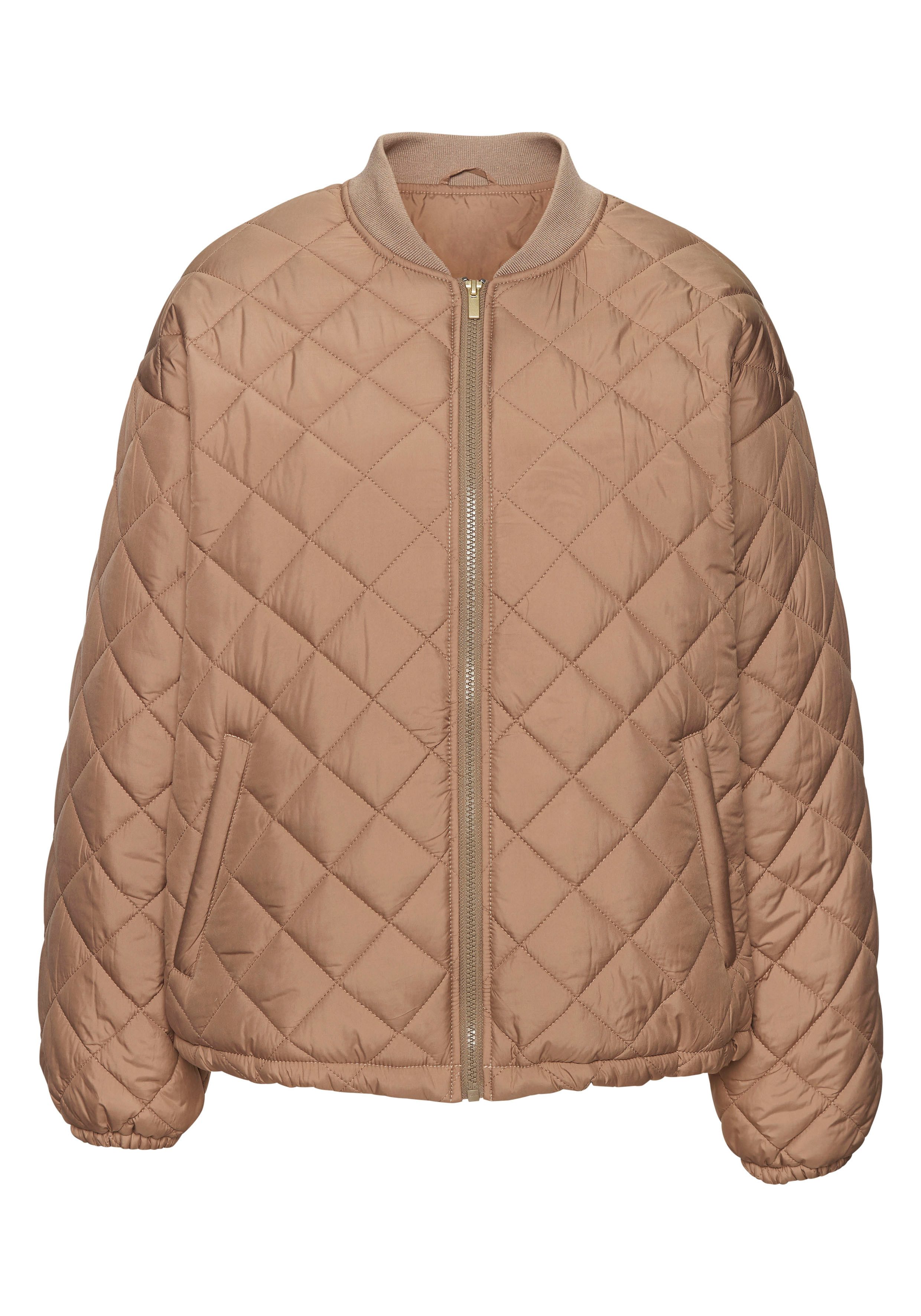 French Connection Steppjacke mit geripptem Stehkragen günstig online kaufen