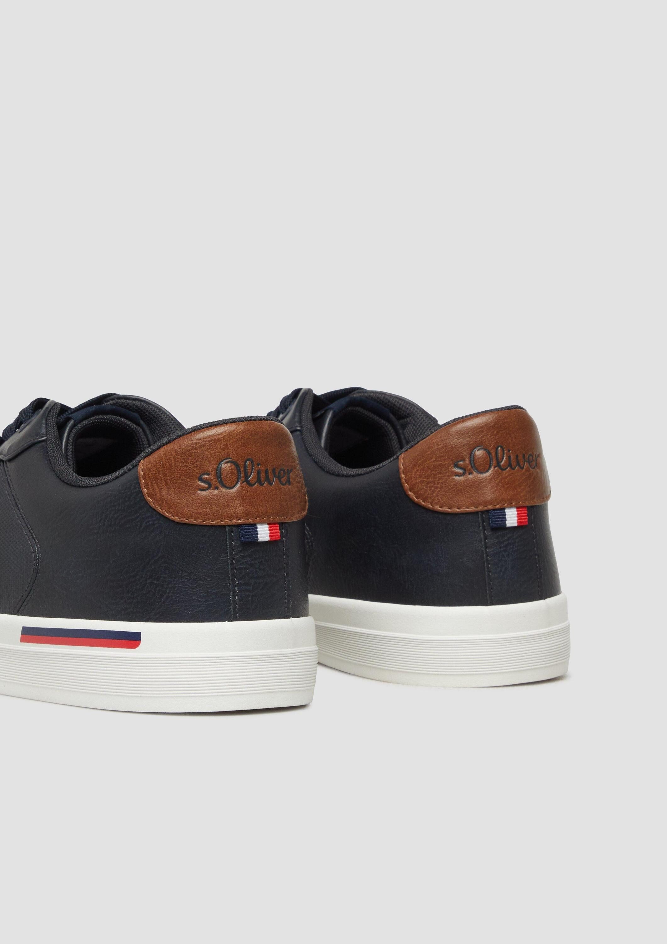 s.Oliver Sneakers Sneaker Sneaker in Leder-Optik günstig online kaufen
