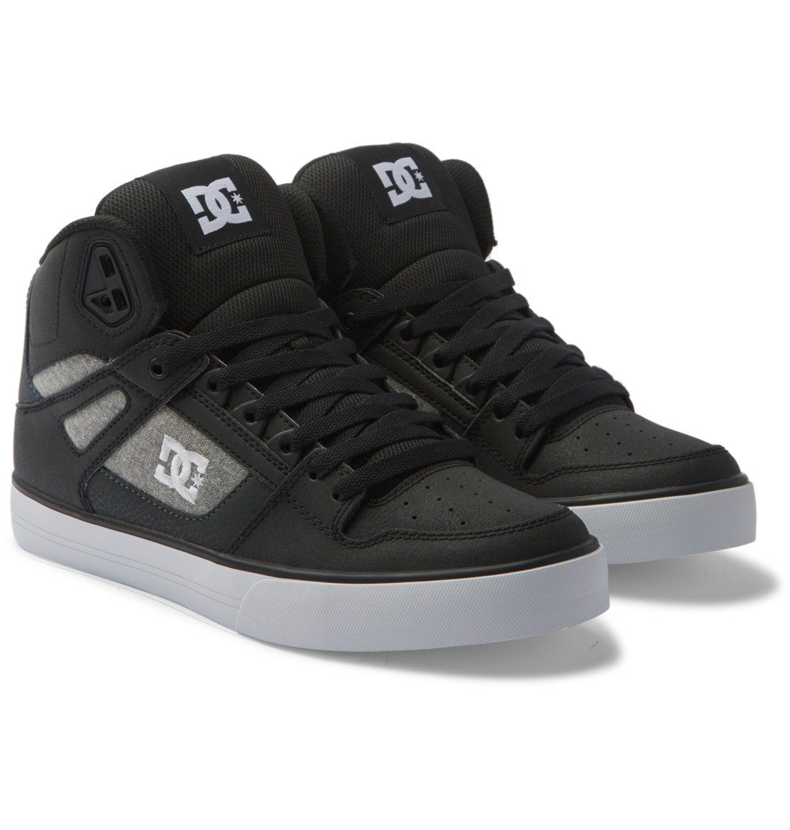 DC Shoes Pure High-Top Sneaker Black/White/Armor