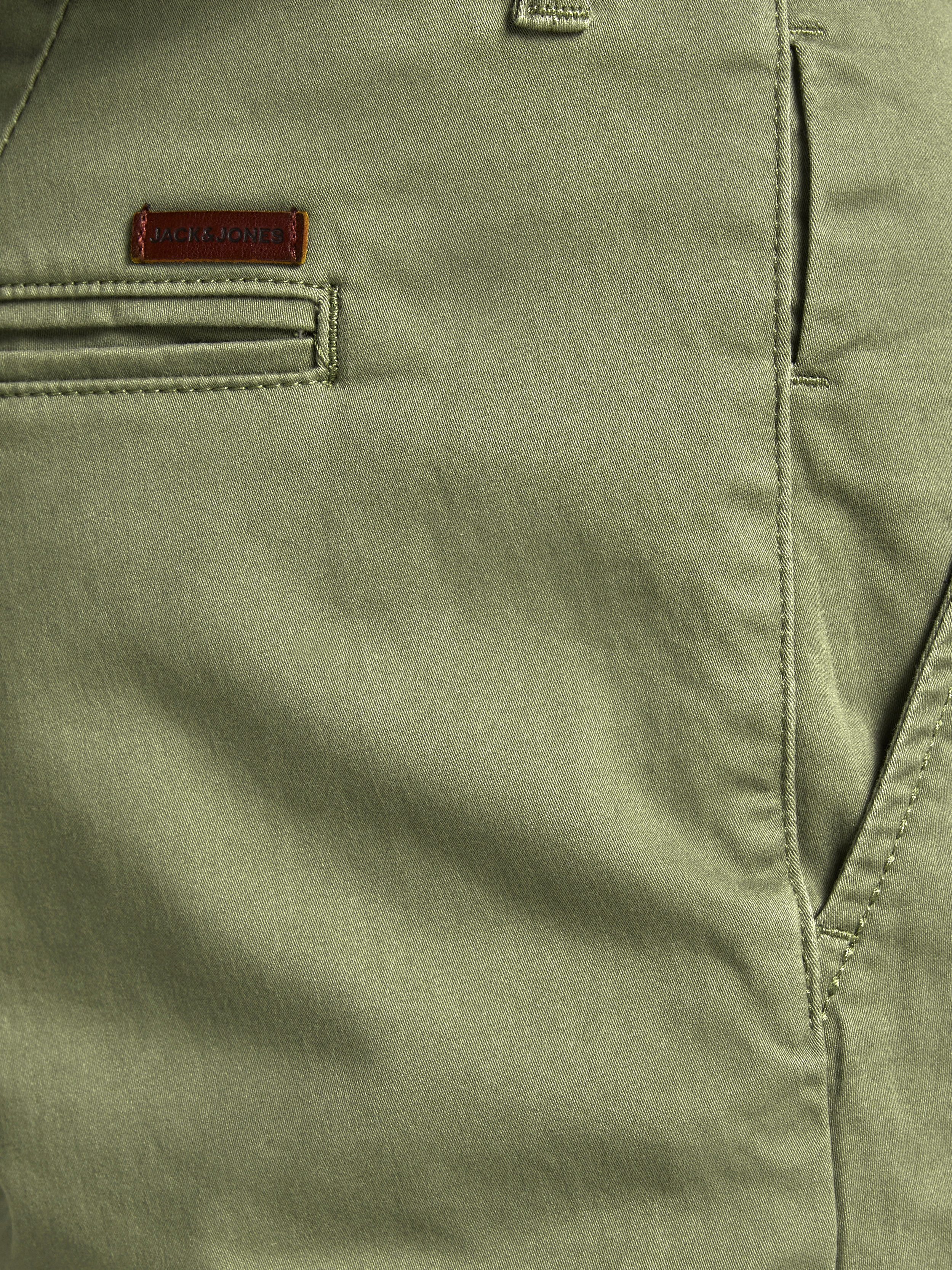 Jack & Jones Chinoshorts JPSTBOWIE JJSHORTS S mit Aufschlag