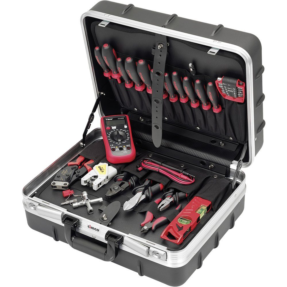 Cimco Werkzeugkoffer Cimco Lehrlingskoffer Industrie ohne Trolley 170530 Werkzeugkoffer be