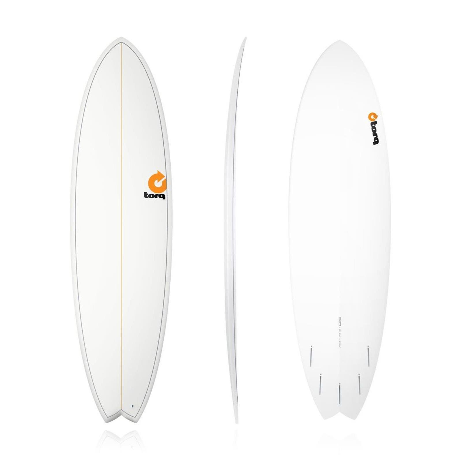 TORQ Wellenreiter Surfboard TORQ Epoxy TET 6.10 MOD Fish Pinlines, Fish, (Board)