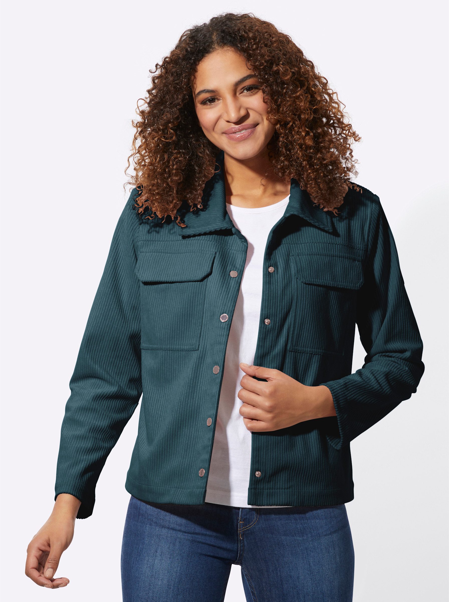 Witt Blusenblazer Cordjacke günstig online kaufen