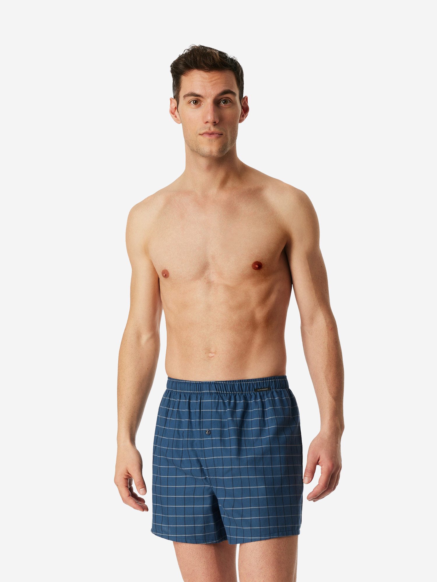 Schiesser Boxer Web (2-St) unterhose unterwäsche boxershort günstig online kaufen