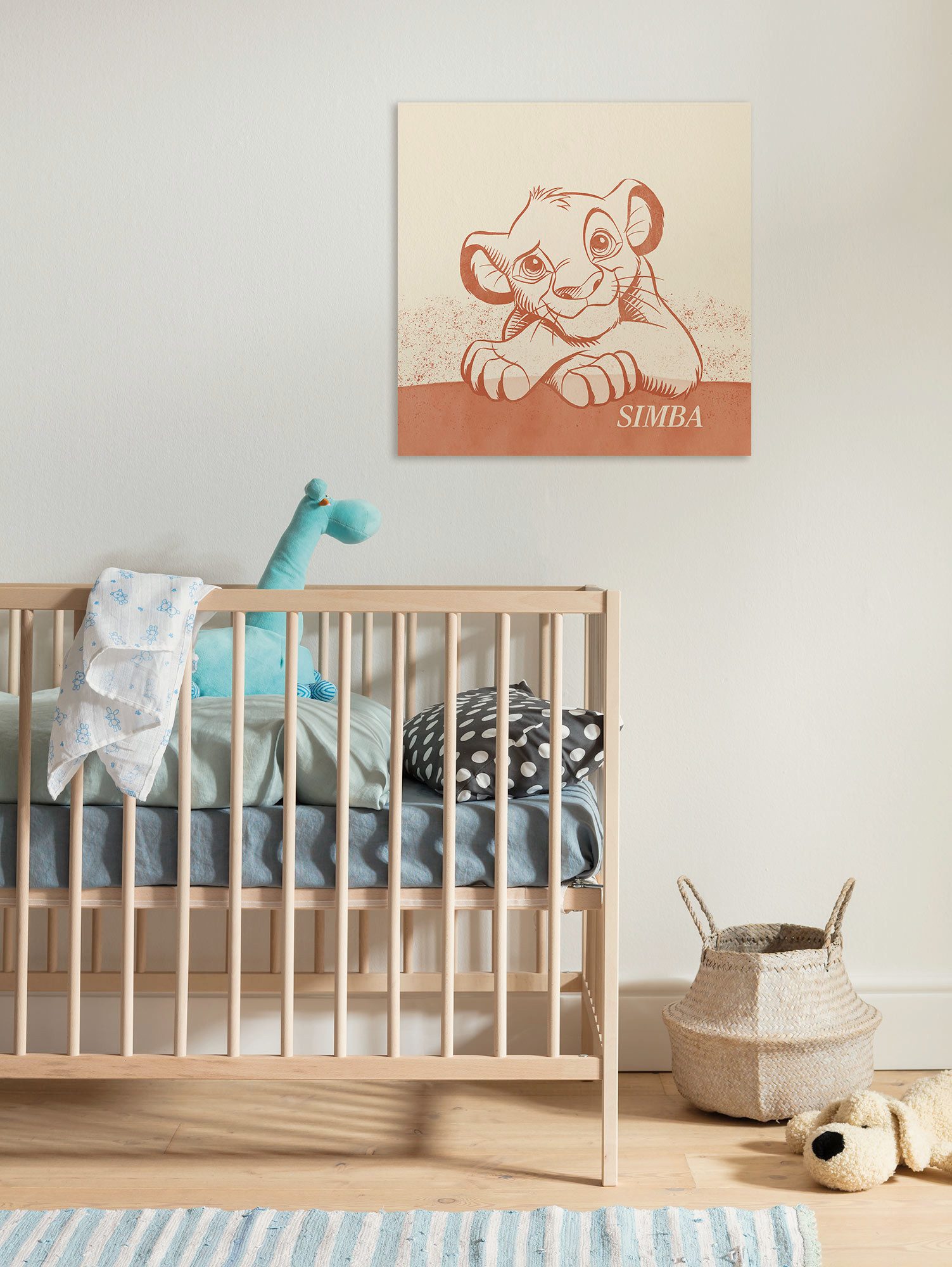 Komar Leinwandbild Disney The Lion King It´s Simba, Disney (1 St), 40 x 40 cm (Breite x Höhe) - Kinderzimmer, Dekoration