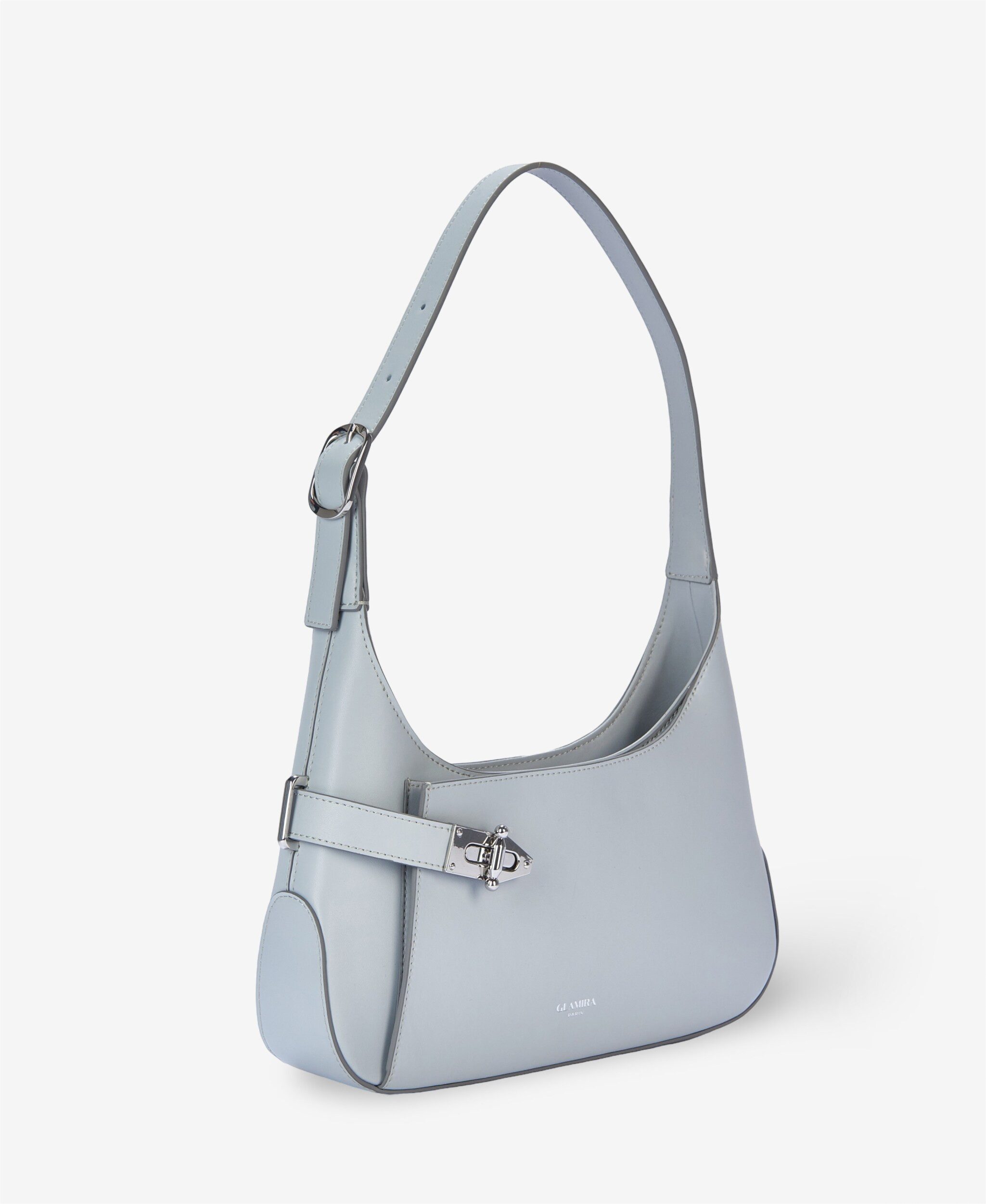 GLAMIRA Schultertasche UrbanSphere Graue Schultertasche (1-tlg), echt Leder