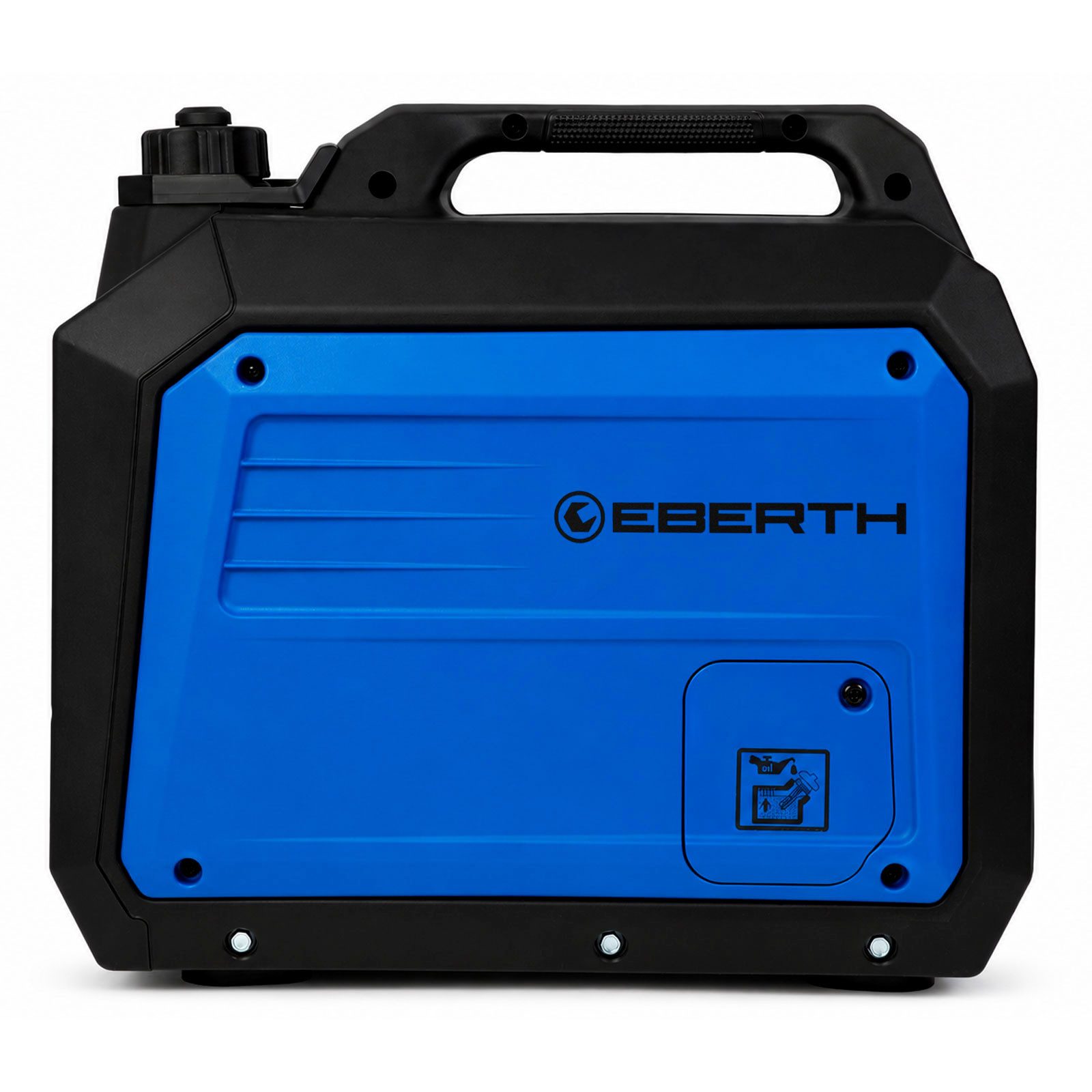 EBERTH Stromerzeuger 3500 Watt Inverter Stromerzeuger leise, Notstromaggregat Benzinmotor, 4-Takt, Stromgenerator 2x 230V Schuko, 12V und USB Anschluss – Bild 3 von 5