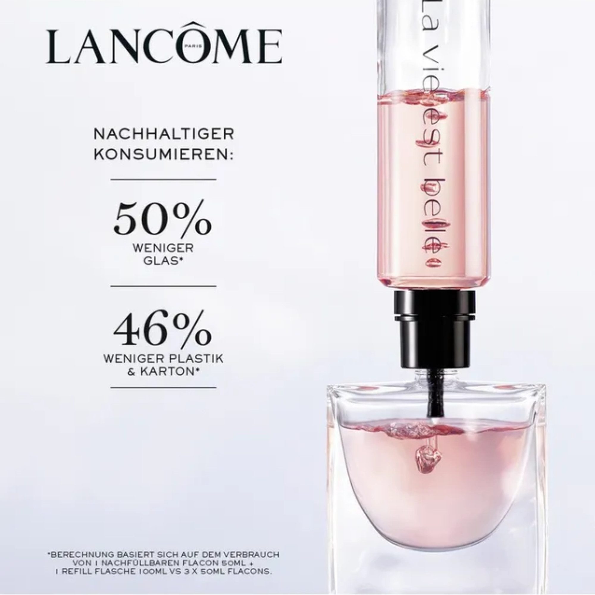 LANCOME Duft-Set La Vie Est Belle EdP 75 ml inkl. Absolue 15 ml, 2-tlg., Premium Beauty-Duo aus Duft & luxuriöser Gesichtsreinigung – Bild 5 von 5