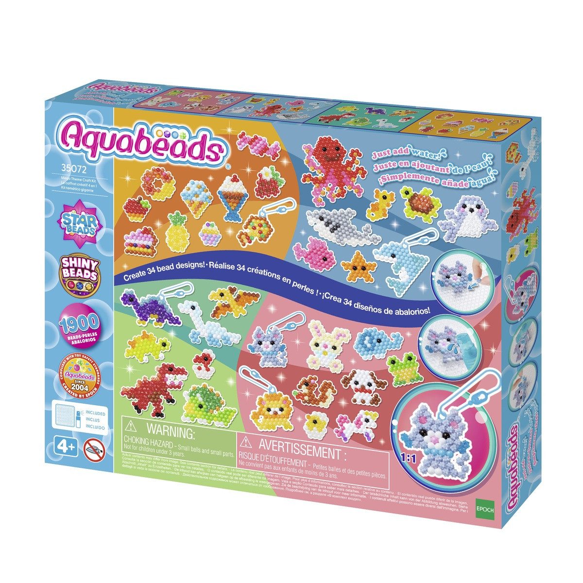 Aquabeads Kreativset Bastelset Aquabeads 4in1