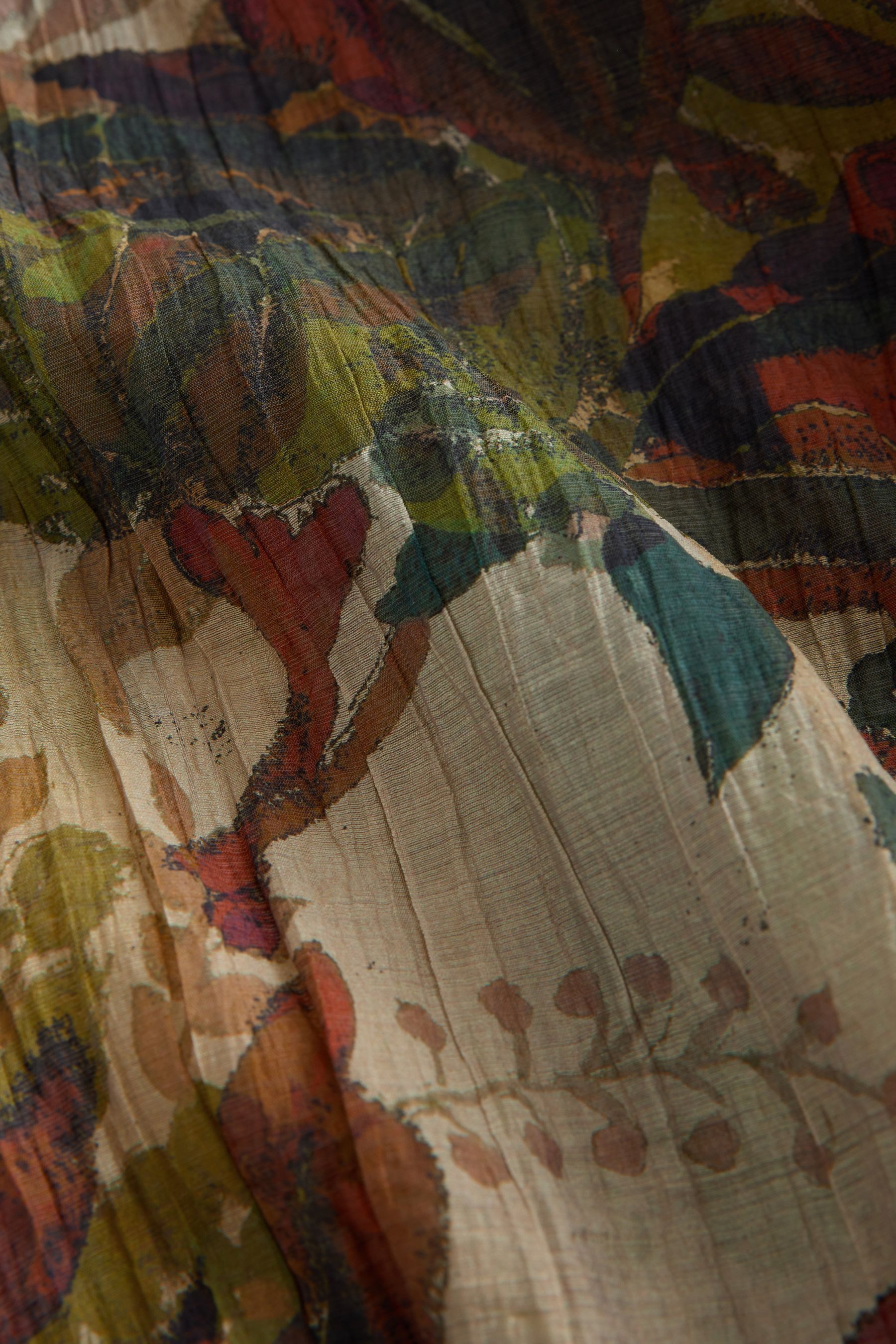 Next Langarmbluse Bluse mit voluminösen langen Ärmeln (1-tlg) günstig online kaufen