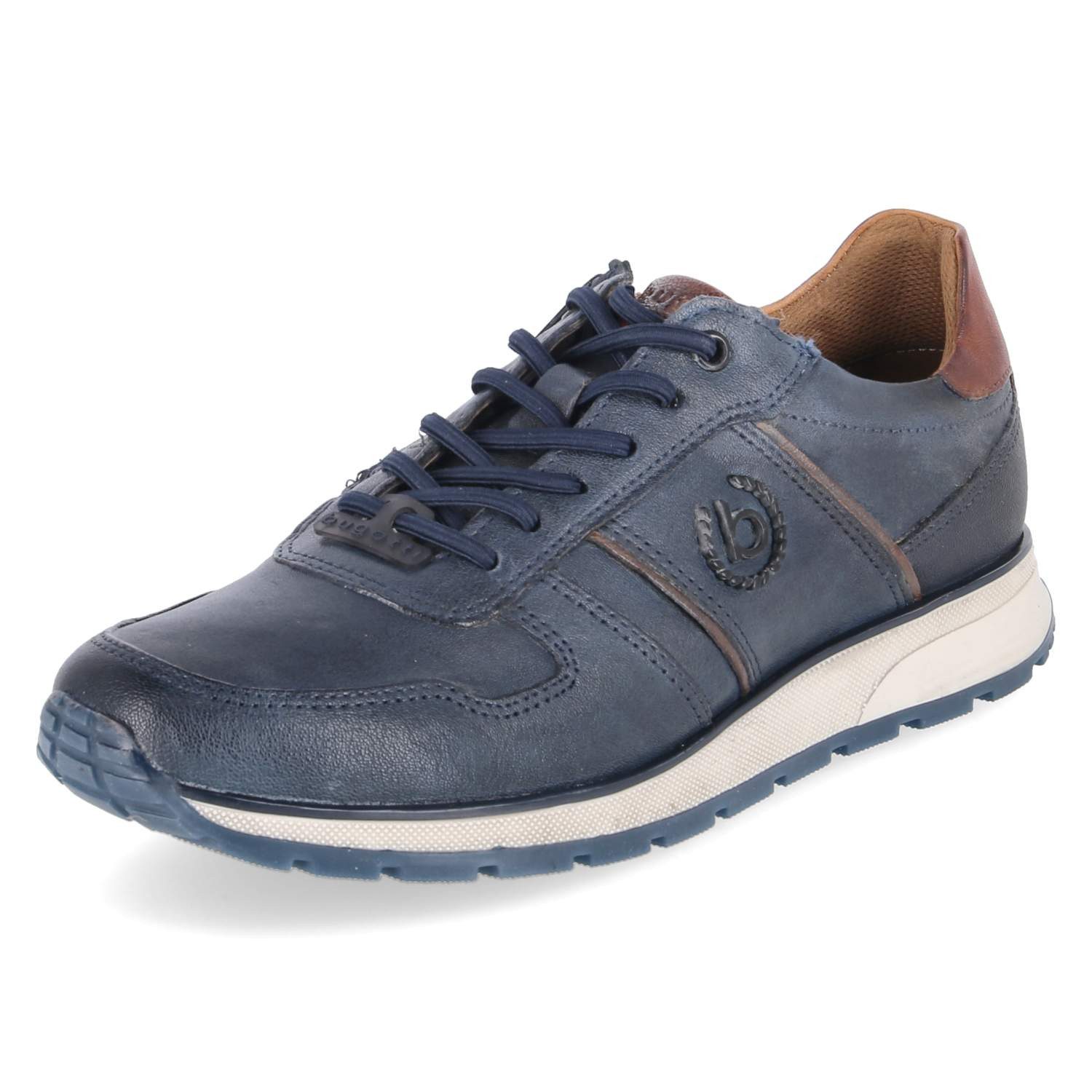 bugatti Bugatti 331APA034100-4100 SP Herren Glattleder blau Schnürschuh günstig online kaufen