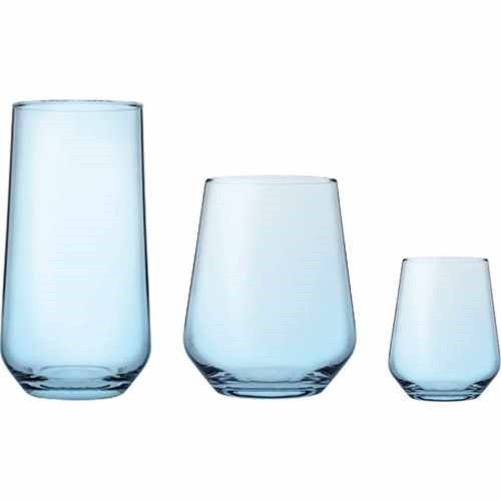 Pasabahce Glas Pasabahce Всеgra Universal Mehrzweck-Wassergläser 3er-Set Geeignet für Wein, Säfte, Soda, 470 ml (Highball) 420015