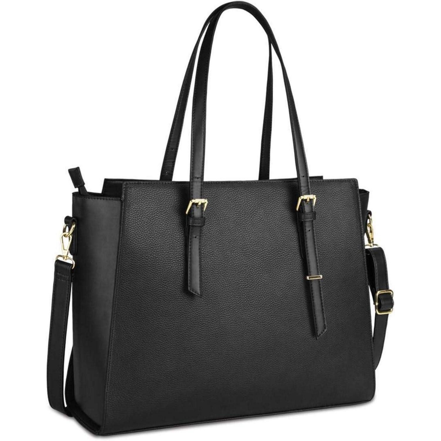 LuxusKollektion Laptoptasche Handtasche Damen Schwarz Groß günstig online kaufen