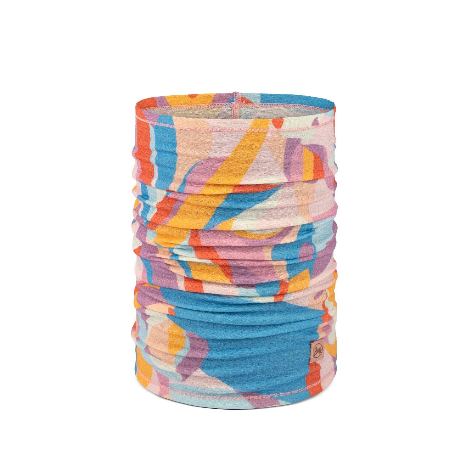 Buff Multifunktionstuch, MERINO LIGHTWEIGHT PRINTS LAGUA PINK