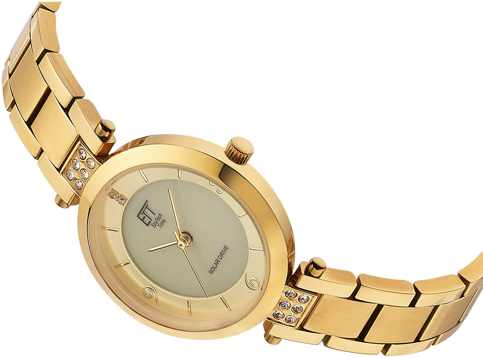 ETT Solaruhr Solar Drive ELS-12141-62M, (Set, 2-tlg., mit Bandkürzgerät), A günstig online kaufen