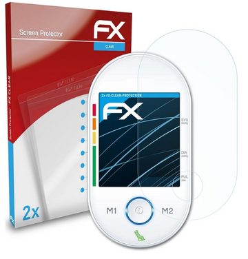 atFoliX Schutzfolie Displayschutz für Beurer BM 55, (2 Folien), Ultraklar und hartbeschichtet