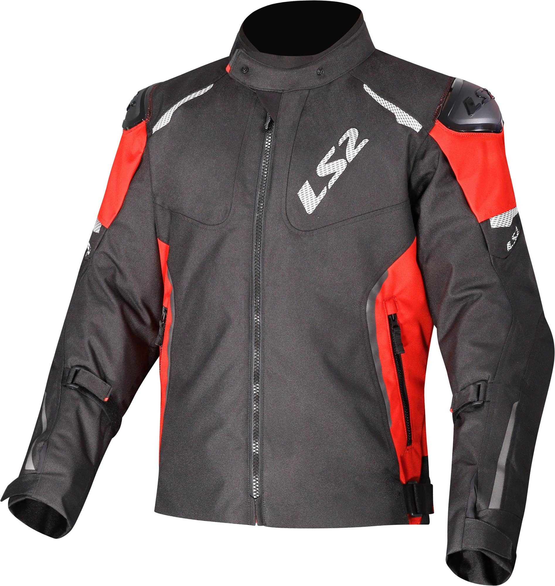 LS2 Motorradjacke Zoom wasserdichte Motorrad-Textiljacke Ellenbogenprotektoren enthalten,Schulterprotektoren enthalten,was