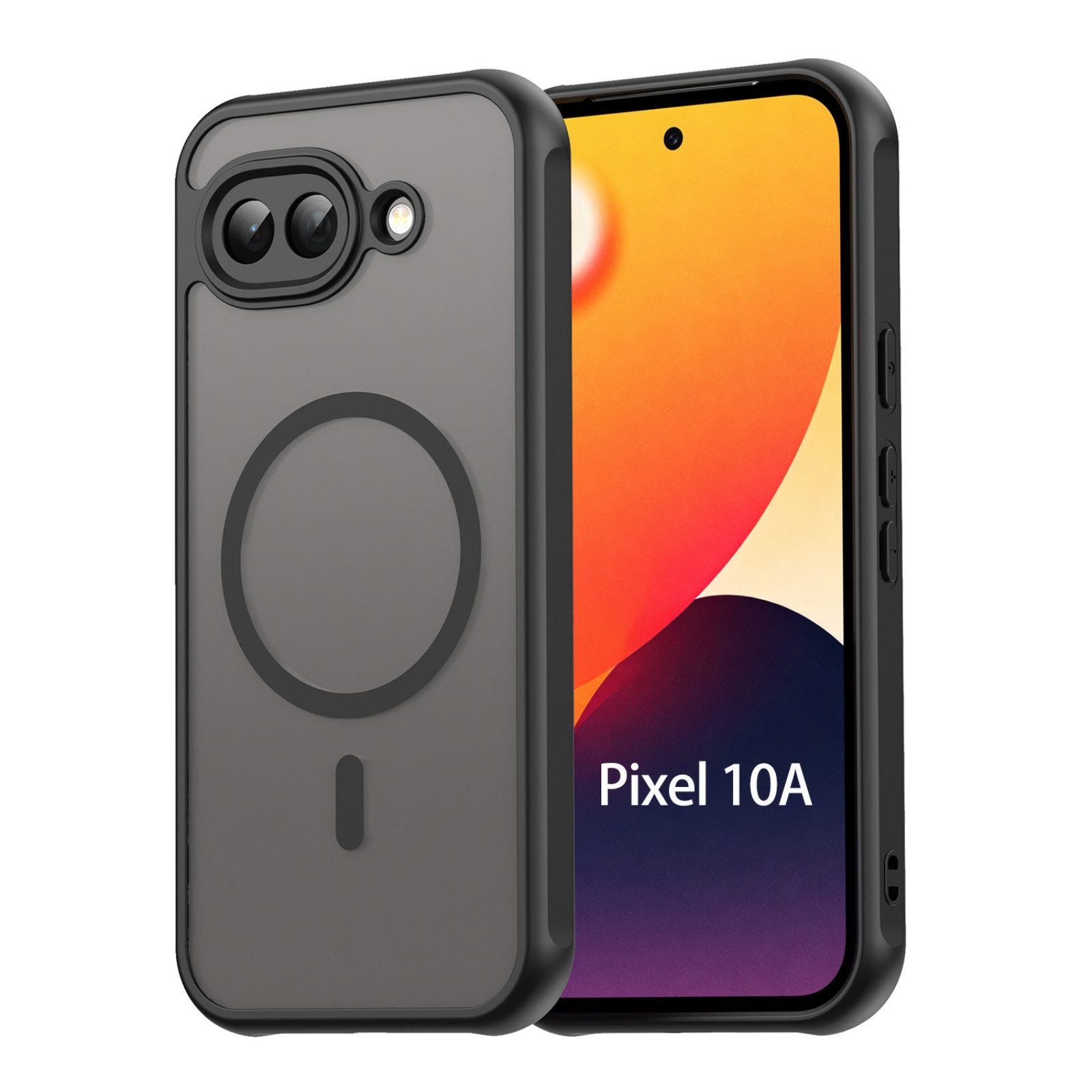 betterfon Handyhülle Magnetic Case für Google Pixel -Hülle Stoßfest,Magnet-Ring, Magnetisches Laden, mattes Design, kratzfest & stoßfest verarbeitet