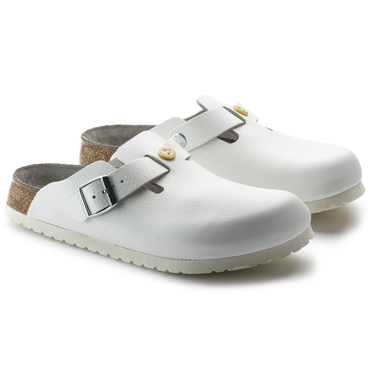 Birkenstock BOSTON ESD Pantolette antistatisch, aus Naturleder