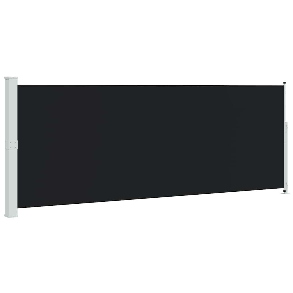 vidaXL Seitenmarkise Seitenmarkise Ausziehbar 180x514 cm Schwarz (1-St)