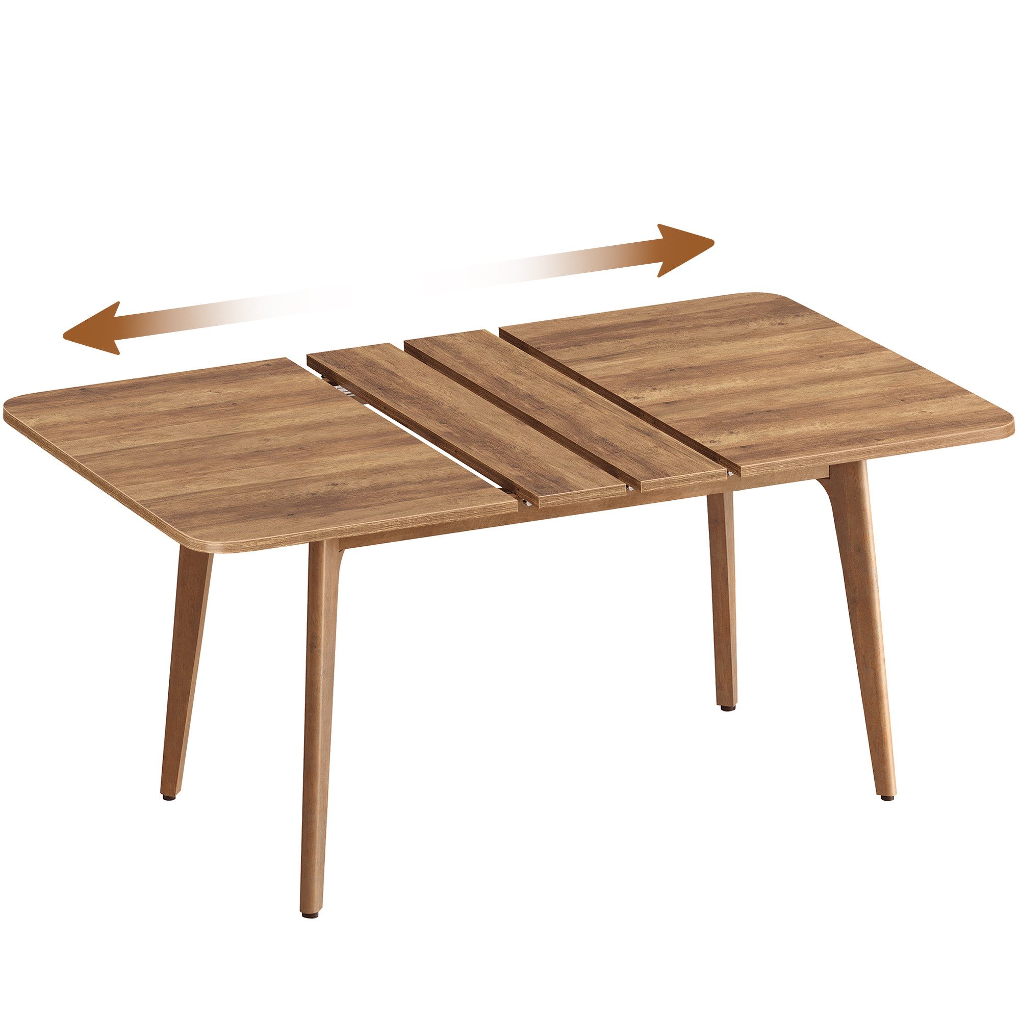 VASAGLE Esstisch Ausziehbarer Ess- und Küchentisch, mit erweiterbarer Tischplatte, 120 kg belastbar, schlichtes Design. Reduzierter Preis € 169,99. Unverbindliche Preisempfehlung € 249,99, (€ 169,99 pro 1 Stk)
