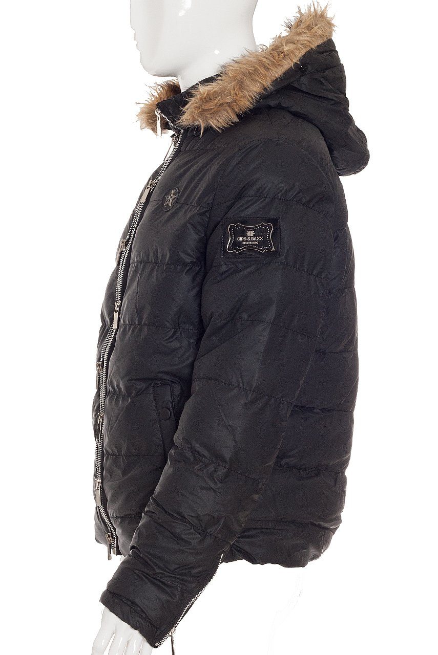Cipo & Baxx Winterjacke C-7310 gefüttert, mit abnehmbarer Kapuze günstig online kaufen