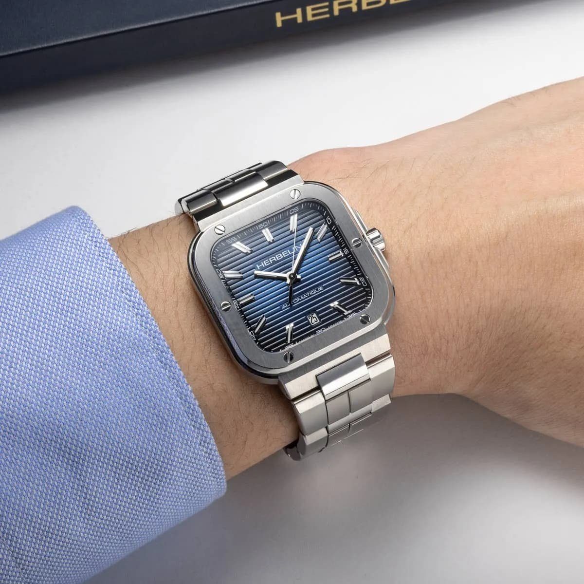 Michel Herbelin Taucheruhr Michel Herbelin Herrenarmbanduhr Cap Camarat 1646B15 Automatik, (1-tlg)