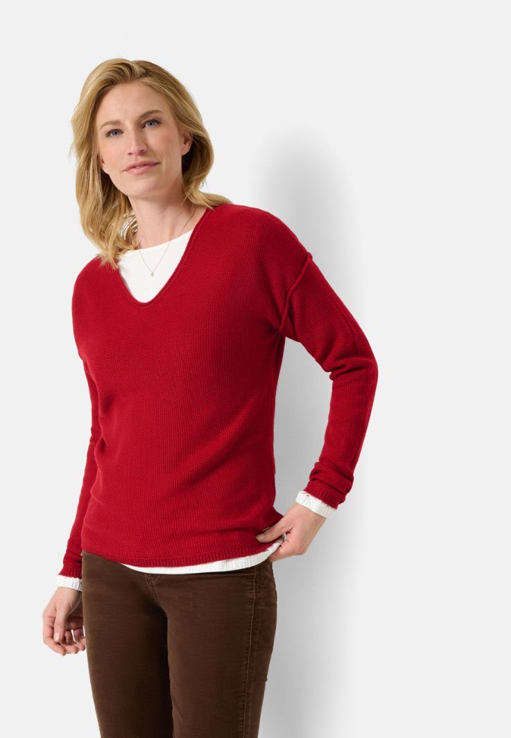 Brax Strickpullover Style rot LANA