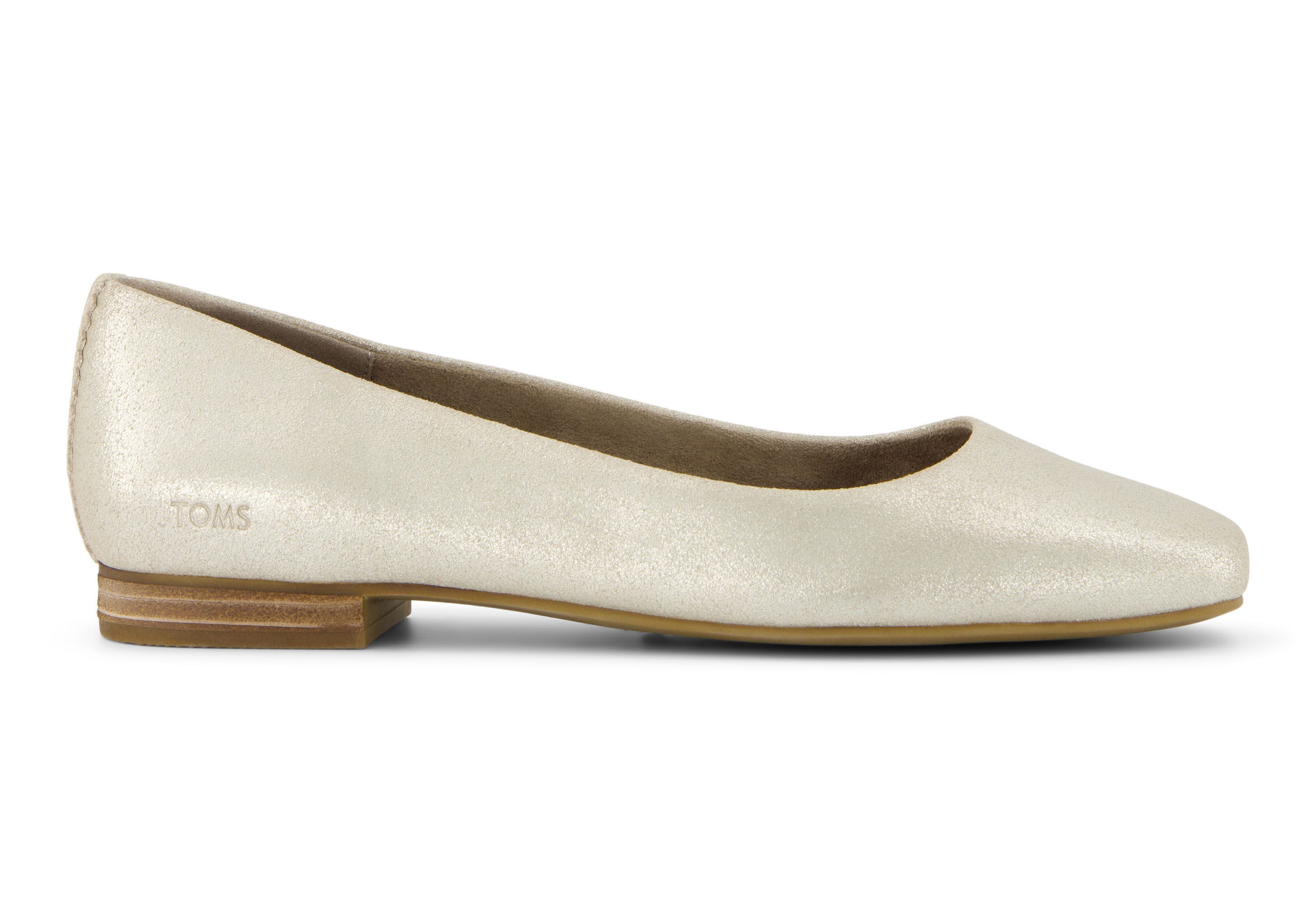 TOMS Briella flacher Schuh aus Suede Rosa Ballerina