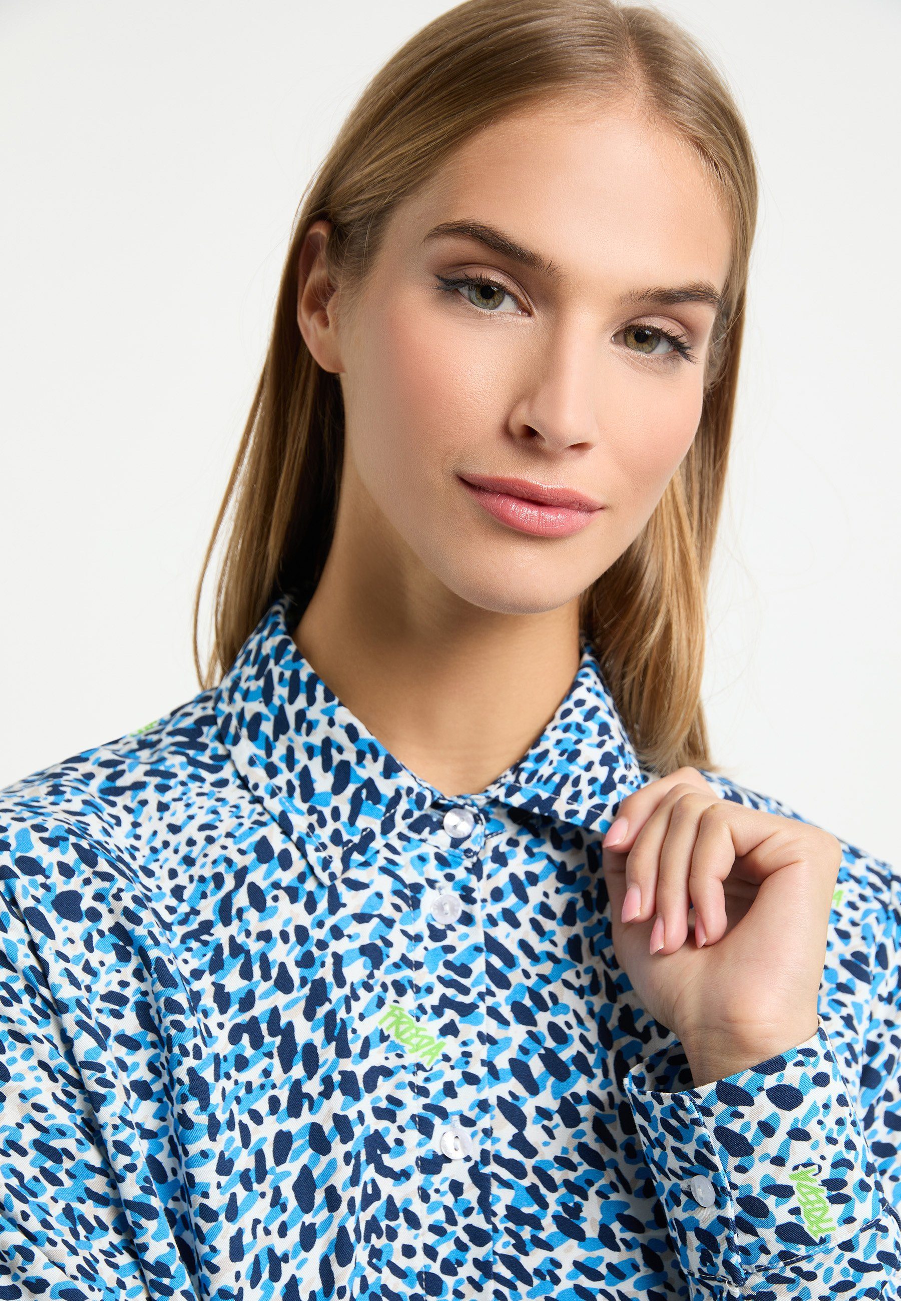 Frieda & Freddies NY Klassische Bluse Blouse mit Knopfleiste