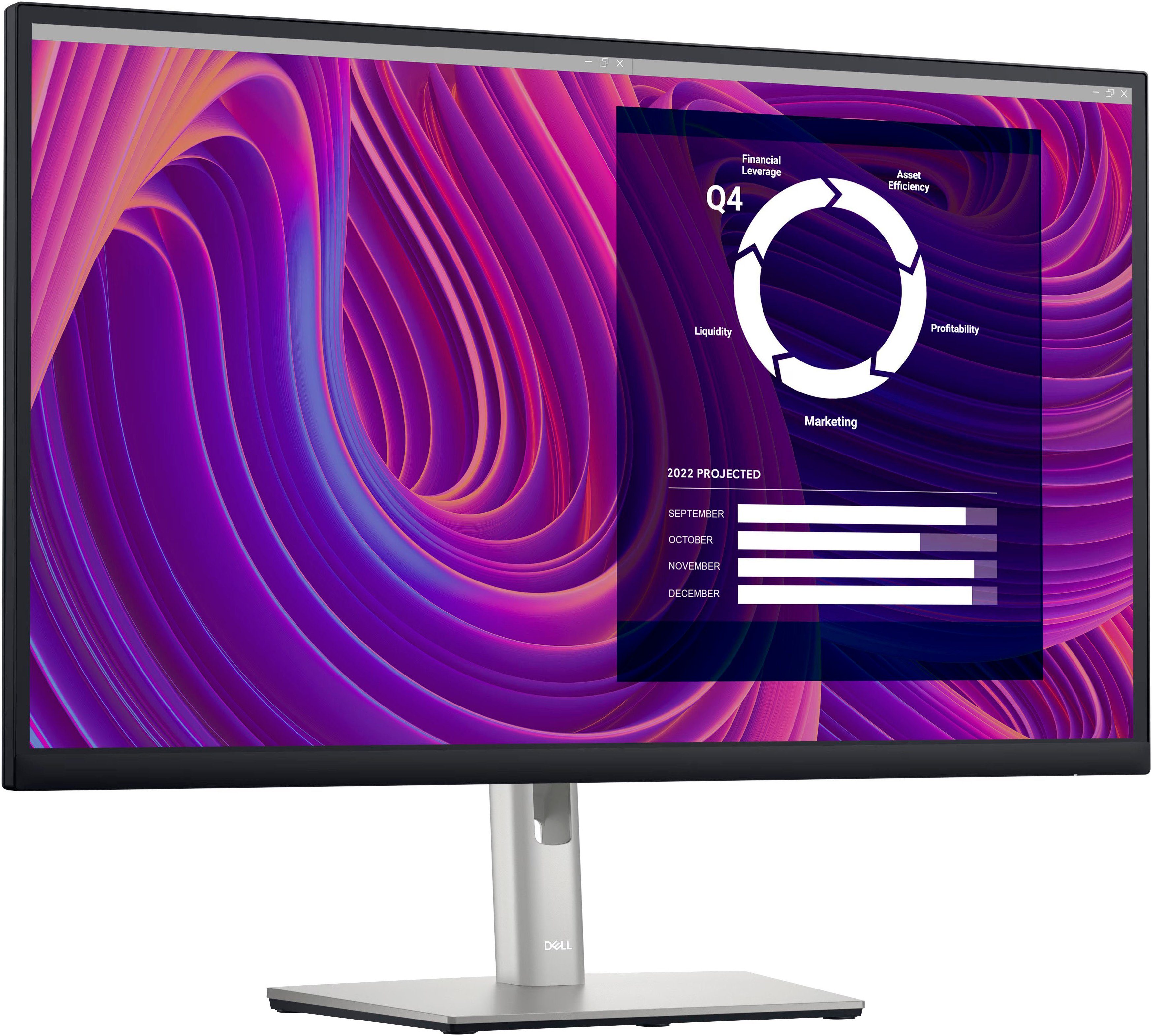 Dell Dell 27 Monitor – P2723D LED-Monitor (69 cm/27 ", 2560 x 1440 px, QHD, 5 ms Reaktionszeit, 60 Hz, IPS)