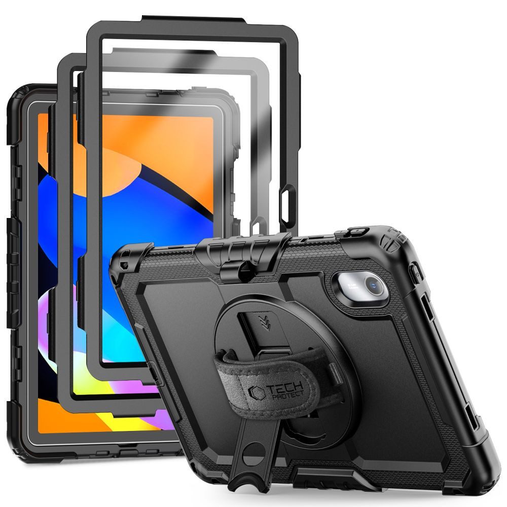 TECH PROTECT Tablet-Hülle Schutzhülle Tabletschutz Standfunktion 11 Zoll, Standfunktion, Handschlaufe, Trageband, Displayschutz