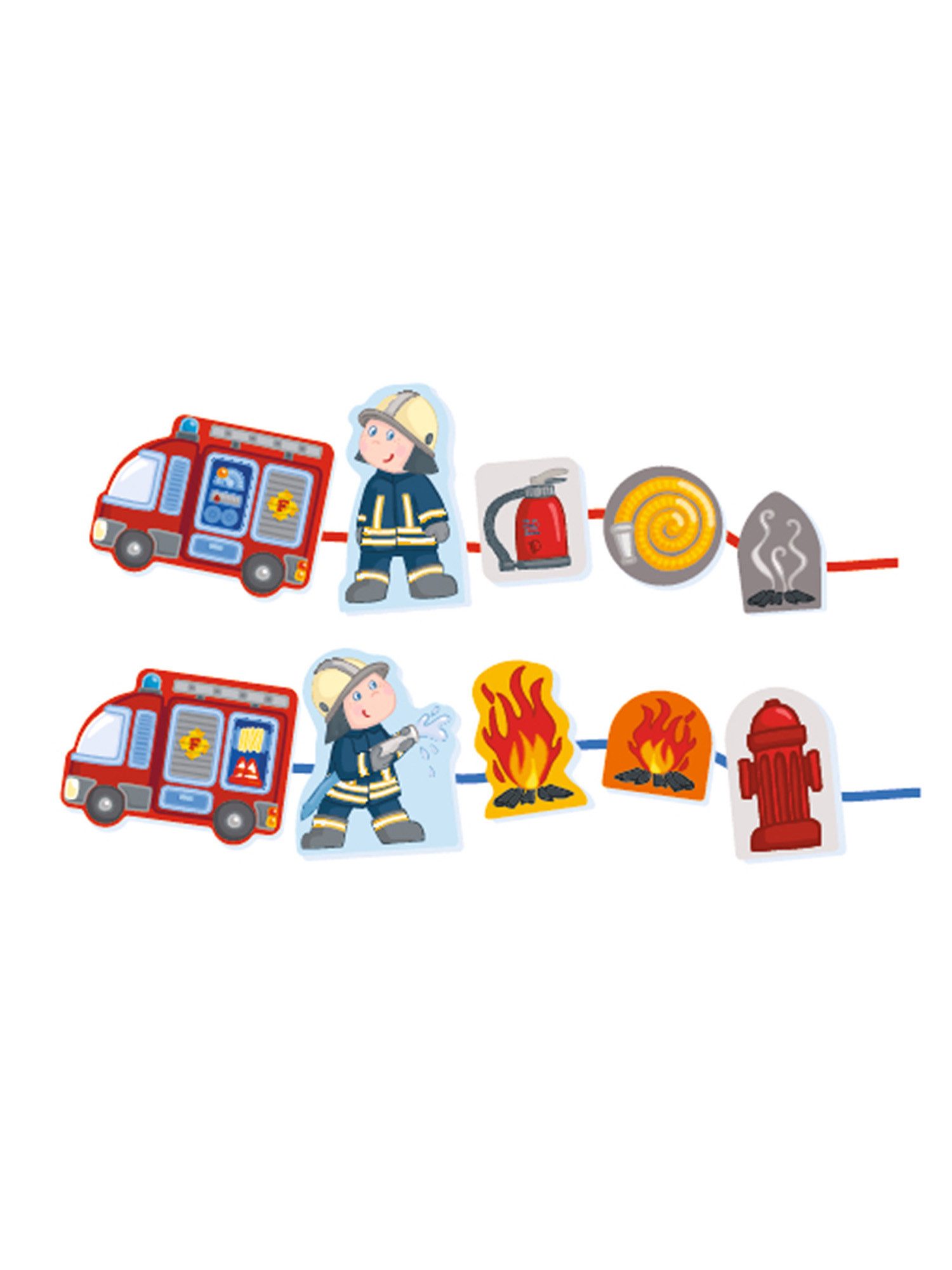 Haba Lernspielzeug Fädelspiel Feuerwehr, unisex neutral günstig online kaufen