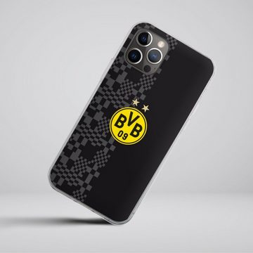 DeinDesign Handyhülle Borussia Dortmund BVB Trikot BVB Away Trikot 22/23, Apple iPhone 12 Pro Silikon Hülle Bumper Case Handy Schutzhülle