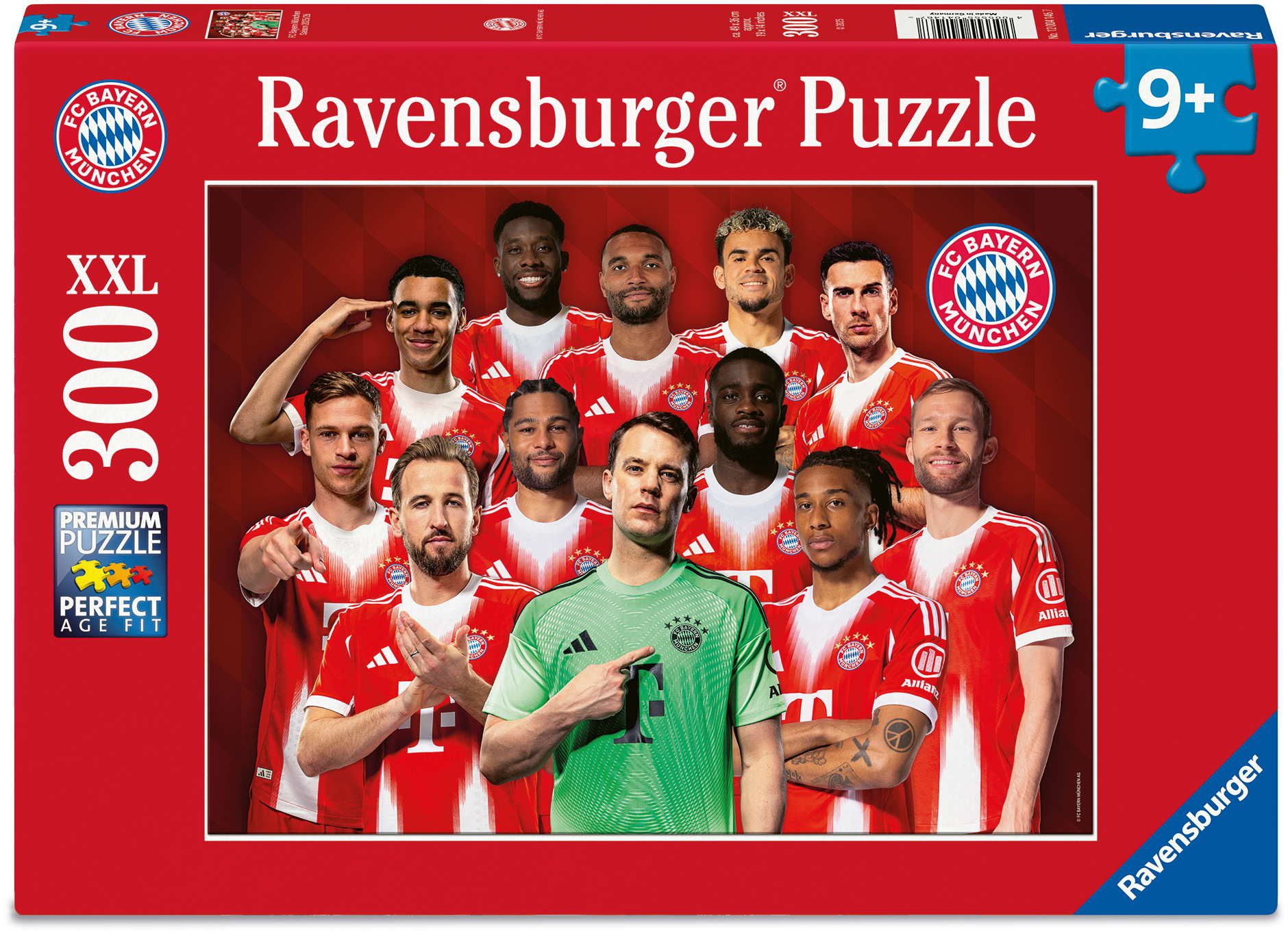 Ravensburger Puzzle 300 Teile Kinder Puzzle XXL FC Bayern Saison 2025/2026 günstig online kaufen