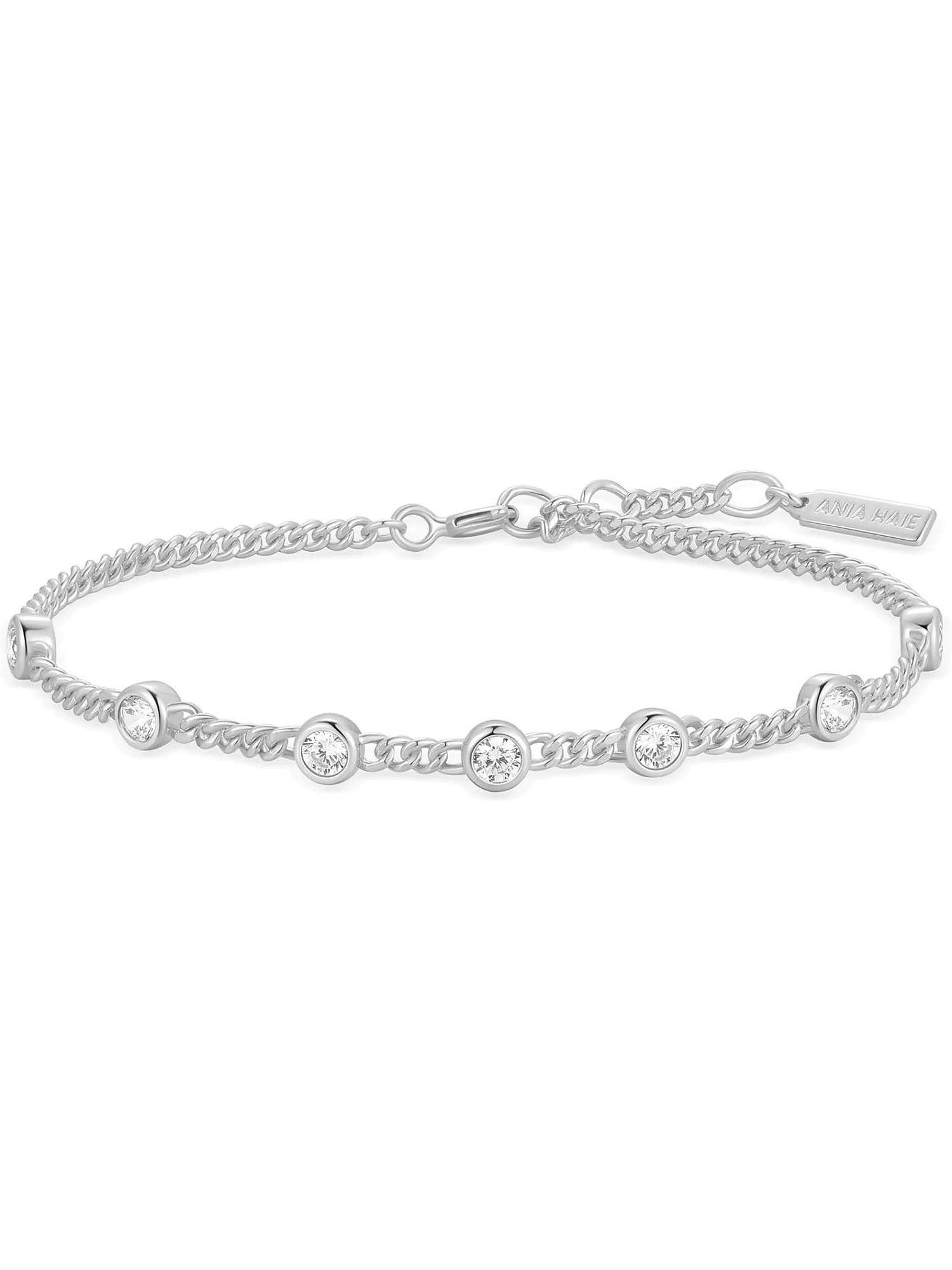 Armband Ania Haie Damen-Armband 925er Silber 7 Zirkonia