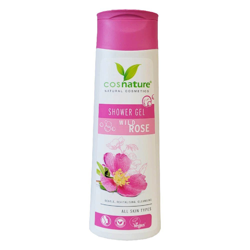cosnature Duschgel Cosnature Shower Gel Wild Rose 250ml
