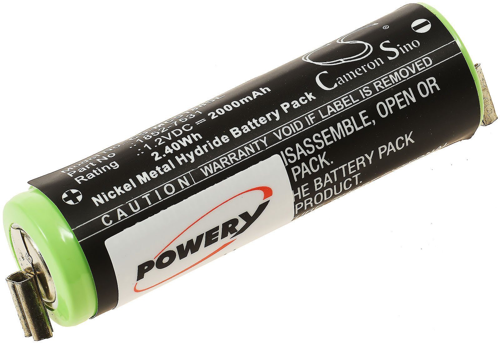 Powery Akku 2000 mAh (1.2 V)