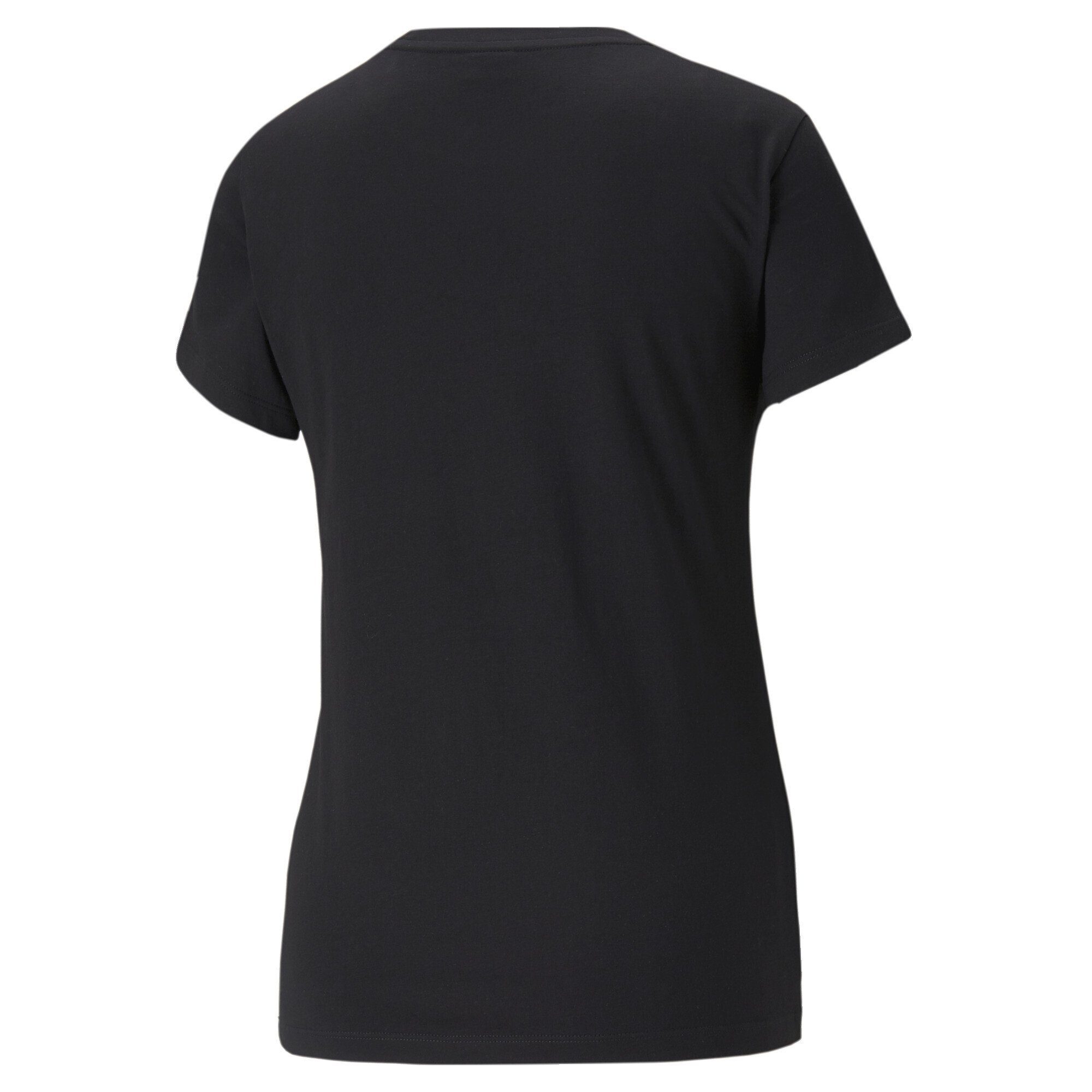 T-Shirt Classics Black T-Shirt PUMA Logo Damen