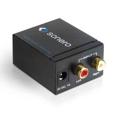 sonero Sonero AC000 - Audio A/D Konverter (2x Cinch Stereo Audio (L/R) auf Audio-Adapter