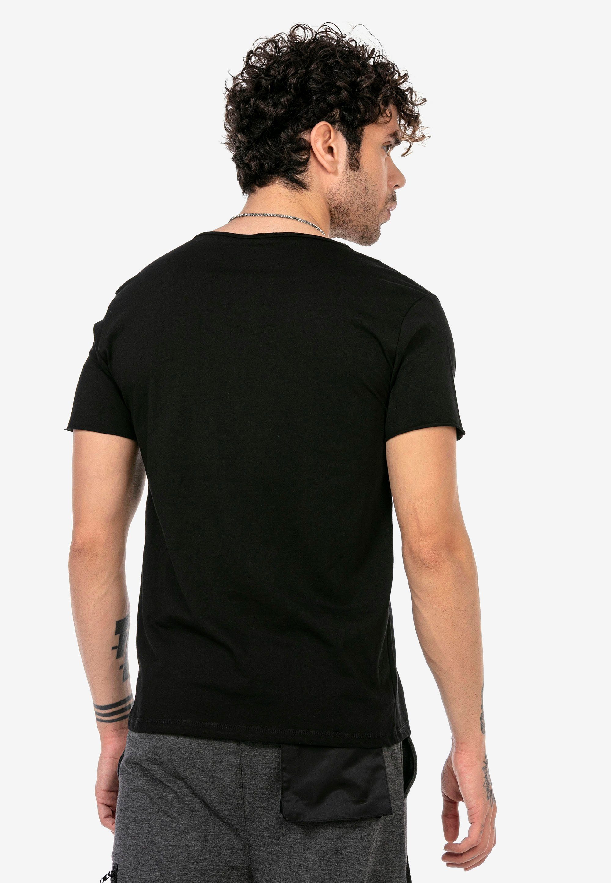 Columbia in T-Shirt schwarz schlichtem Design RedBridge