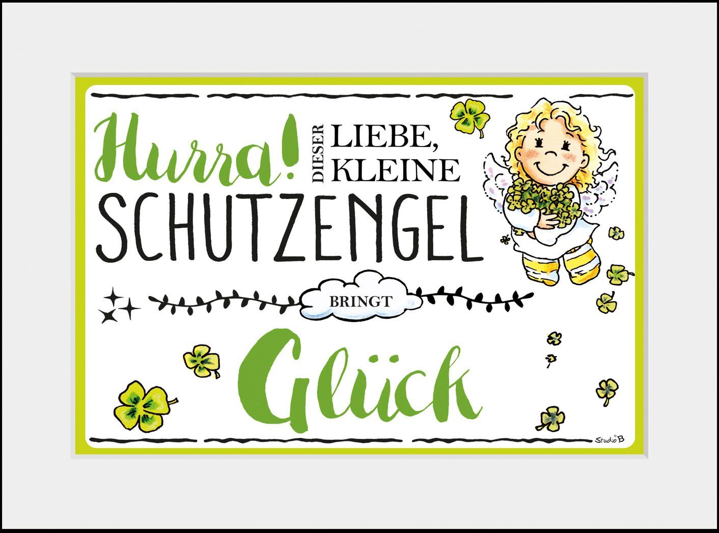 queence Schutzengel St) Glück, Engel Bild (1