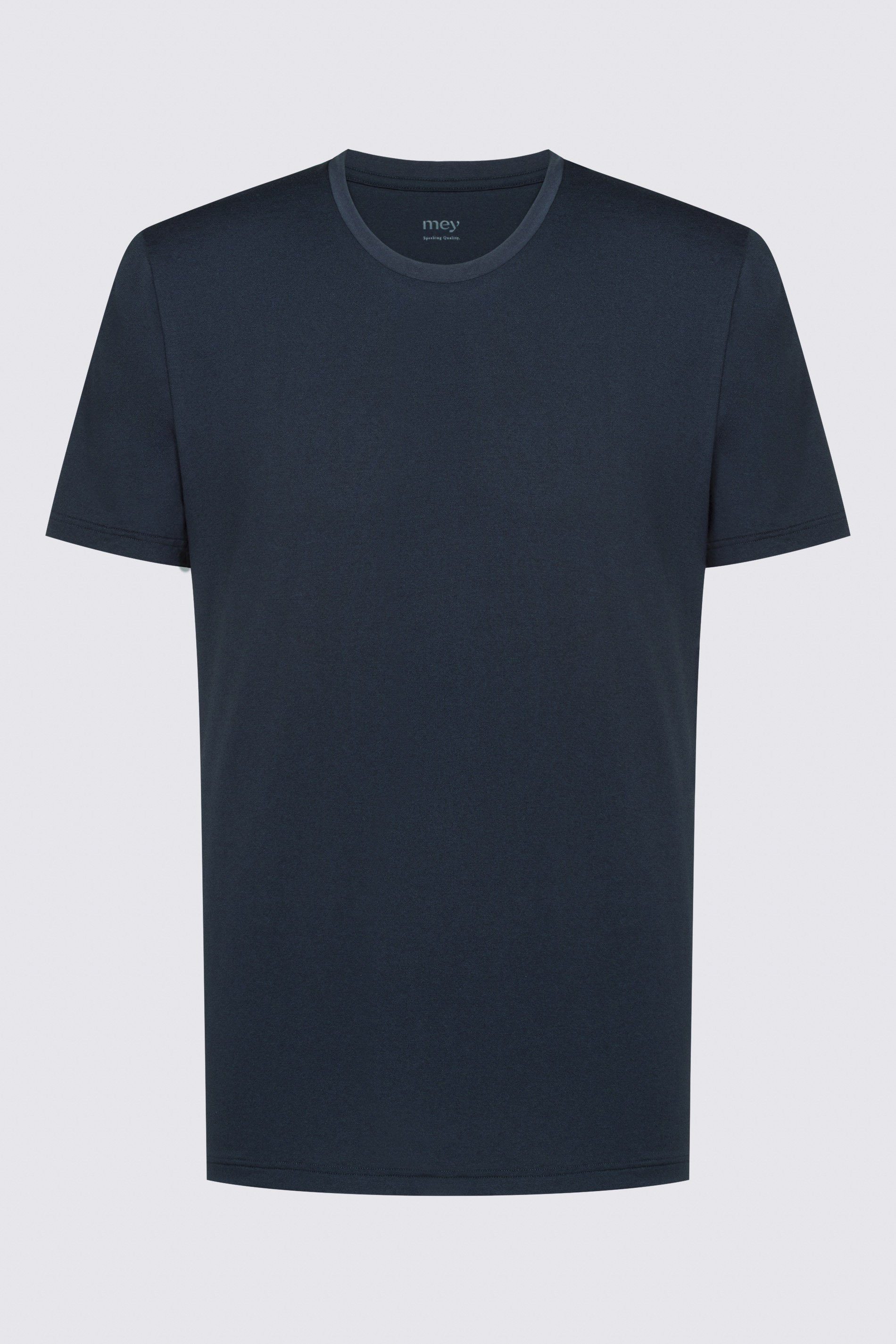 Cotton Colour Uni Dry Mey (1-tlg) Serie Blue T-Shirt Yacht