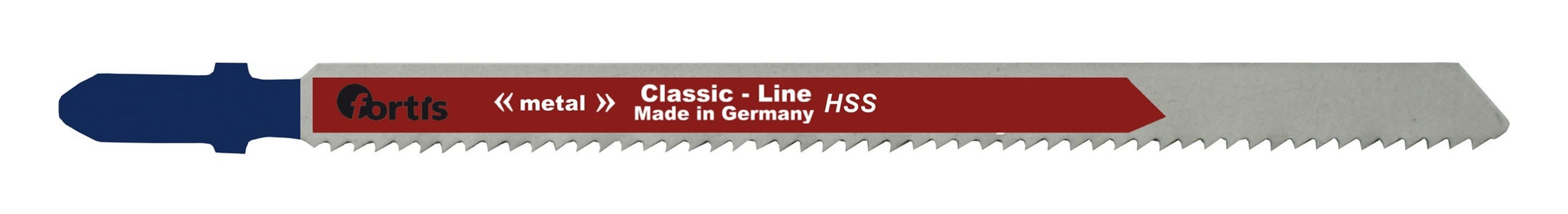 fortis Stichsägeblatt (5 Stück), Metall HSS 132 / 110 / 2