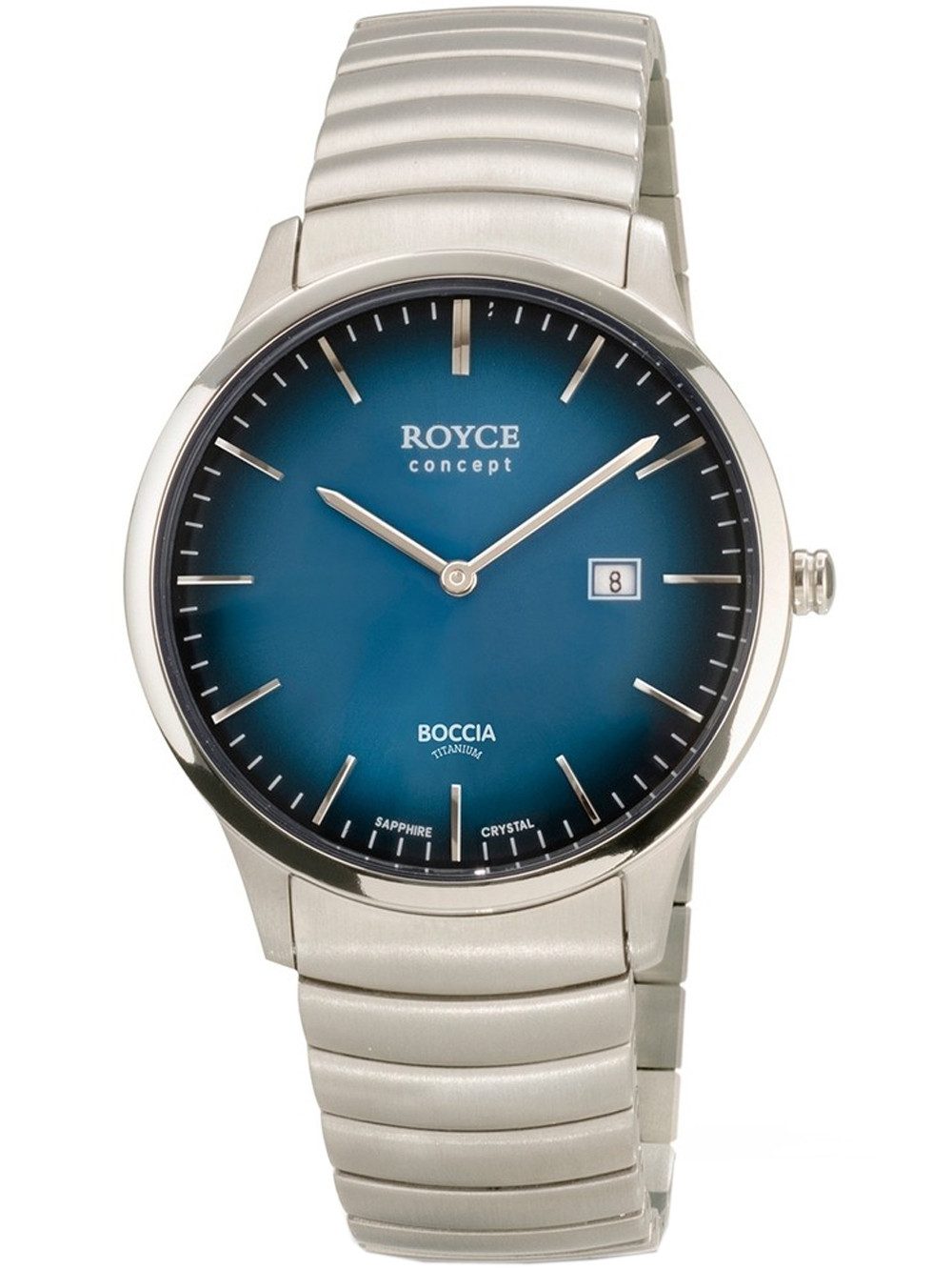 Boccia Quarzuhr Boccia 3645-03 Royce Herrenuhr Titanium 40mm 3ATM Boccia 3645-03 Royce Herrenuhr Titanium 40mm 3ATM